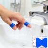 200 Pcs Waterproof Blue Bandaids, 4 Shapes Food Service Blue Detectable Adhesive Flexible Bandages with Quilt-Aid Pad, Breathable Bandaids for Catering Wound Care and Protection view 2