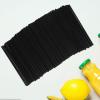 Didiseaon Disposable Black Plastic Cocktail Swizzle Sticks and Coffee Stirrer Straws 13cm Straight 1000pcs for Bars Cafes Restaurants view 4