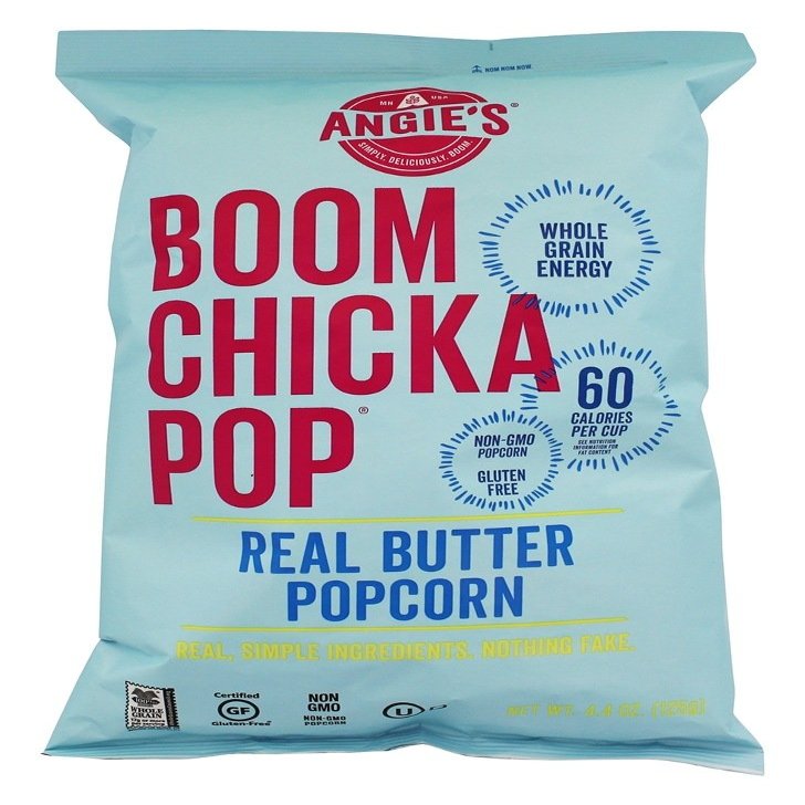 Angie'S, Boomchickapop Real Butter Popcorn, 4 Ounce