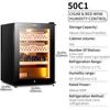 50L Electric Cigar Humidifier with Smart Temp Humidity Control Humidor Cooler Box for Cigar Enthusiasts(Winecabinet) view 1