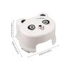 TOYANDONA Thickened Non-Slip Plastic Bathroom Step Stool with Cute Cartoon, Small Shower and Potty Training Stool for Boys and view 2