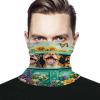 Sturin Spring Pit Bull Dog Truck Sunflower Face Mask Balaclava Scarf Windproof Face Cover Multifunctional Bandana for Men Women view 1