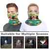 Sturin Spring Pit Bull Dog Truck Sunflower Face Mask Balaclava Scarf Windproof Face Cover Multifunctional Bandana for Men Women view 2