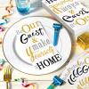 100 Pcs Welcome Guest Paper Napkins 3 Ply Friends & Family Home Range Disposable Absorbent Hand Towels Soft Dinner Paper Napkins for Bathroom Home Kitchen Wedding Holiday Baby Bridal Shower view 4