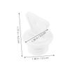 PERSELOSO 5pcs Leakproof Hot Water Bag Plastic Sealing Caps Replacement Stoppers for Hot Water Bottles White Pack for Heat Retention Use view 2