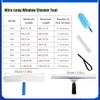 Aluminum Window Cleaner Kit with 13-50 Ft Telescoping Pole - Ideal for High Windows, Solar Panels & Smooth Surfaces - Ultimate Outdoor Cleaning Tool view 2