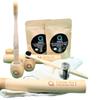 Dr. Q's Fresh Breath Club Standard Adult Starter Kit Bamboo Toothbrush, Toothpaste Tabs & Complete Oral Care Grey view 1
