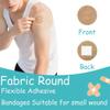 120Pcs Breathable Fabric Small Bandages, Round Oval and Square Flexible Adhesive Strips for Face and Small Wounds Protection Care(Rectangle) view 3
