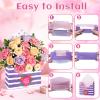 12 Pcs Gifts for Mothers Day Florist Box Mothers Day Bouquet Envelope Boxes Stripe Mother Gifts Floral Envelope Boxes Paper,Flower Bouquet Packaging Gift Box Wrapping for Wedding Birthday Party Decoration view 3