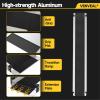 5FT Portable Adjustable Wheelchair Ramp-600LBS Heavy-Duty, High-Strength Aluminum Alloy Telescoping Portable Wheelchair Ramps Triple Anti-Slip Ideal for Home Steps, Threshold, Doorways(2 Pack) view 4
