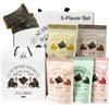Korean Food Seaweed Nachos Variety Pack (5-Flavor Bundle) - Kimchi, Sweet Corn, BBQ, Wasabi, Chili Crab, 1.41oz x 5 Packs | Crispy Kim-Bugak Chips, Non-GMO & Gluten-Free Healthy Asian Snacks view 1