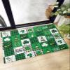 Soft Shag Doormat St. Patrick's Day Lucky Shamrock,Non Slip Bath Rug Absorbent Mat Gnome Horseshoe Retro Plaid,Washable Door Mats Microfiber Runner Carpet for Kitchen,Bathroom,Laundry Entrance view 2