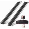 4FT Portable Adjustable Wheelchair Ramp-600LBS Heavy-Duty, High-Strength Aluminum Alloy Telescoping Portable Wheelchair Ramps Triple Anti-Slip Ideal for Home Steps, Threshold, Doorways(2 Pack) view 1