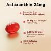 GBN Astaxanthin Supplements 24mg 200 Softgels, Supports Eye, Skin, Joint, Brain, Heart & Immune System Health, Stamina & Healthy Aging for Women & Men, Fresh Microalgae Source view 2