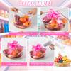 100Pcs Shrink Wrap Bags for Gift Baskets, Large Clear Plastic Heat Shrink Cellophane Bags with 5Color Pull Bows for Halloween Easter Valentine's Day Mother's Day 20"X 28", 16"X 24", 14"X 20" view 3