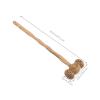 Hemoton Wooden Back Massage Hammer Manual Knock Massager with Solid Wood Handle for Shoulder and Foot Relaxation, Ergonomic Manual Beat Massager Suitable for Home Wellness and Therapy view 2