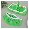 12/20pcs Microfiber Mop Pads Replacement Washable Reusable Shoe Cover Adjustable Elastic Band for Furniture Floor Window(Blend Color,20PCS) view 2