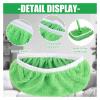 12/20pcs Microfiber Mop Pads Replacement Washable Reusable Shoe Cover Adjustable Elastic Band for Furniture Floor Window(Blend Color,20PCS) view 4