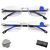 2026 Self Intelligent Dual Focus Glasses, Adjustable Auto Focus Eyeglasses with Case and Glasses Cloth for Women Men (2PCS-D) view 1