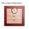 50 Cigar Humidor Tight-Seal Magnetic Door Cigar Case, Cedar Wood Drawer with Hygrometer Humidifiers for Men view 3