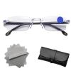 2026 Self Intelligent Dual Focus Glasses, Adjustable Auto Focus Eyeglasses with Case and Glasses Cloth for Women Men (Clear) view 1