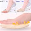 10 Pairs Heel Pads for Shoes, Self-Adhesive Suede Heel Protectors & Toe Pads Inserts, No-Slip Washable Cushions for Women Men (Beige & Black) view 2