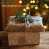 DIYEAH Christmas Wrapping Kraft Paper Sheets 6pcs with Christmas Tree, Reindeer, Candy Cane Designs Flat Packaging Sheets for Holiday Wrapping and Xmas Party Supplies view 3