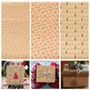DIYEAH Christmas Wrapping Kraft Paper Sheets 6pcs with Christmas Tree, Reindeer, Candy Cane Designs Flat Packaging Sheets for Holiday Wrapping and Xmas Party Supplies view 4
