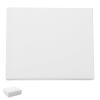HOMSFOU White Rigid Paper Wrap Box with Lid 11.59.53.8cm 350gsm Cardboard Party Favor Wraps Packaging for Small Presents and Decorations view 1