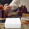 HOMSFOU White Rigid Paper Wrap Box with Lid 11.59.53.8cm 350gsm Cardboard Party Favor Wraps Packaging for Small Presents and Decorations view 4