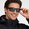 Missfive 2 Pack Mens Preferred Bifocal Sunglasses with Readers Built in, Sporty Semi-Rimless Wrap Dark Reading Glasses - Full Frame Rubber Thick Temples, UV400 Protection Outdoor/Driving, 2.00x view 2