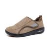Diabetic Shoes for Men & Women Extra Wide Slip-on Shoes - Adjustable Walking Shoes for Swollen Feet, Elderly Sensitive Feet & Neuropathy, Air Cushion Sole Non-Slip Mules for Indoor & Outdoor Brown view 1