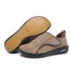 Diabetic Shoes for Men & Women Extra Wide Slip-on Shoes - Adjustable Walking Shoes for Swollen Feet, Elderly Sensitive Feet & Neuropathy, Air Cushion Sole Non-Slip Mules for Indoor & Outdoor Brown view 2