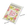 VALICLUD 100pcs Self-adhesive Plastic Candy Bags Baking Cookie Treat Bags Opp Cellophane Wrapping for Party Favors and Handmade view 2