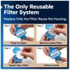Inline Air Hose Filter Kit for CPAP Tubing Replaceable Filters with 5 Reusable Housings (20 Uses) Compatible with AirSense 10/11, DreamStation & Standard 22mm Connections view 3