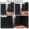 10PCS Black Zipper Pull Replacement Set, Zipper Head Replacement for Backpacks, Luggage, Jackets, Wallets, Suitable for Sewing Fasteners and DIY Projects view 3