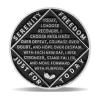 15 Year Angel Wings Sobriety Coin Radiant Sunrise NA Medallion Spiritual Token for Recovery & Clean Time Empowering NA AA Chips Gift for Men & Women view 2