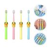 HOMSFOU 4pcs Cartoon Toothbrush Set with Soft Bristles, Age 2-10, Colorful Manual Toothbrushes for Boys and Oral Care and Teeth Cleaning view 4