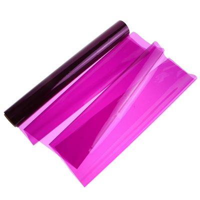 OFFIGAM Floral Bouquet Film Flower Wrap Roll Purple 40cm X 30m 2. Thickness Cellophane Wrapping for Florists DIY Flower Craft Packaging