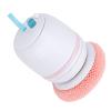 FILFEEL Electric USB Rechargeable Dish Scrubber Cordless Power Brush for Effortless and Dish Washing (Pink) view 2
