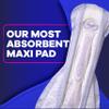 Always Maxi Overnight Feminine Pads with Wings for Women, Size 6, Ultimate Heavy Overnight Absorbency, Unscented, Up to 100% Leak-Free Protection, 21 Count view 3