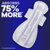 Always Maxi Overnight Feminine Pads with Wings for Women, Size 6, Ultimate Heavy Overnight Absorbency, Unscented, Up to 100% Leak-Free Protection, 21 Count view 4