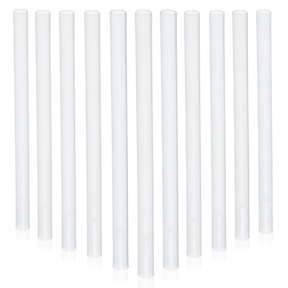 HEMOTON 1600pcs 8cm Balloon Blowing Straws Balloon Blower Accessories for Wedding Birthday Festival Party Supplies