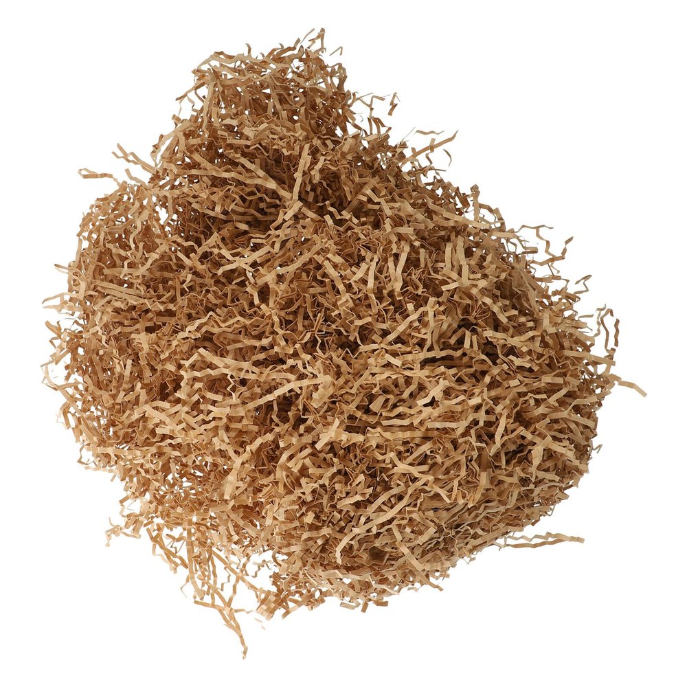 Abaodam Crinkle Cut Paper Shred Filler for Box 500g Pack Kraft Paper Shreds Decorative Filling for Boxes Holiday Basket Stuffing and Party Packaging