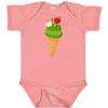 inktastic Apple Ice Cream Cone Sweet Treat Baby Bodysuit Newborn Mauve 4819d view 1