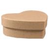 MAGICLULU Heart Shaped Kraft Paper Box 8.5x7.5x3cm, Small Valentines Day Candy Packaging, Decorative Paper Display Box for Treats view 1