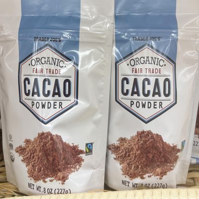 Trader Joe's Organic Fair Trade Cacao Powder, 8 oz (227g)