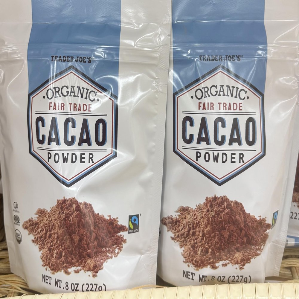Trader Joe's Organic Fair Trade Cacao Powder, 8 oz (227g)