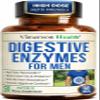 Digestive Enzymes Supplement for Men High Potency Pancreatin 4X Formula with Amylase, Protease & Lipase Enzymes for Digestion, Bloating Relief & Gut Health 50 Capsules view 1