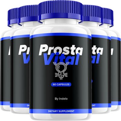 (5 Pack) ProstaVital Capsules Advanced Formula Supplements for Overall Wellness Support (300 Capsules)